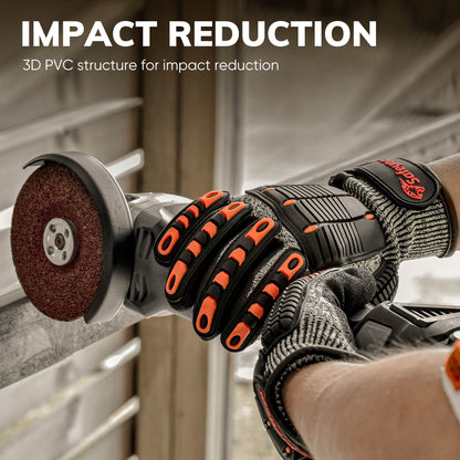 SAFEYEAR Cut Resistant Mechanic Work Gloves FL-HDPAOR