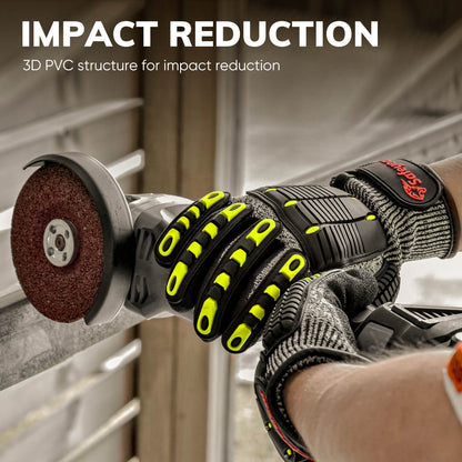 SAFEYEAR Cut Resistant Kevlar Mechanic Safety Gloves FL-HDPAYE