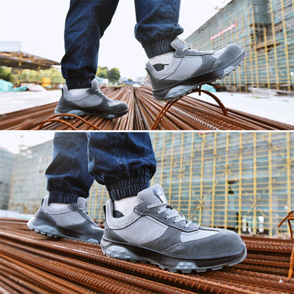 Antelope Gray Breathable Safety Shoes