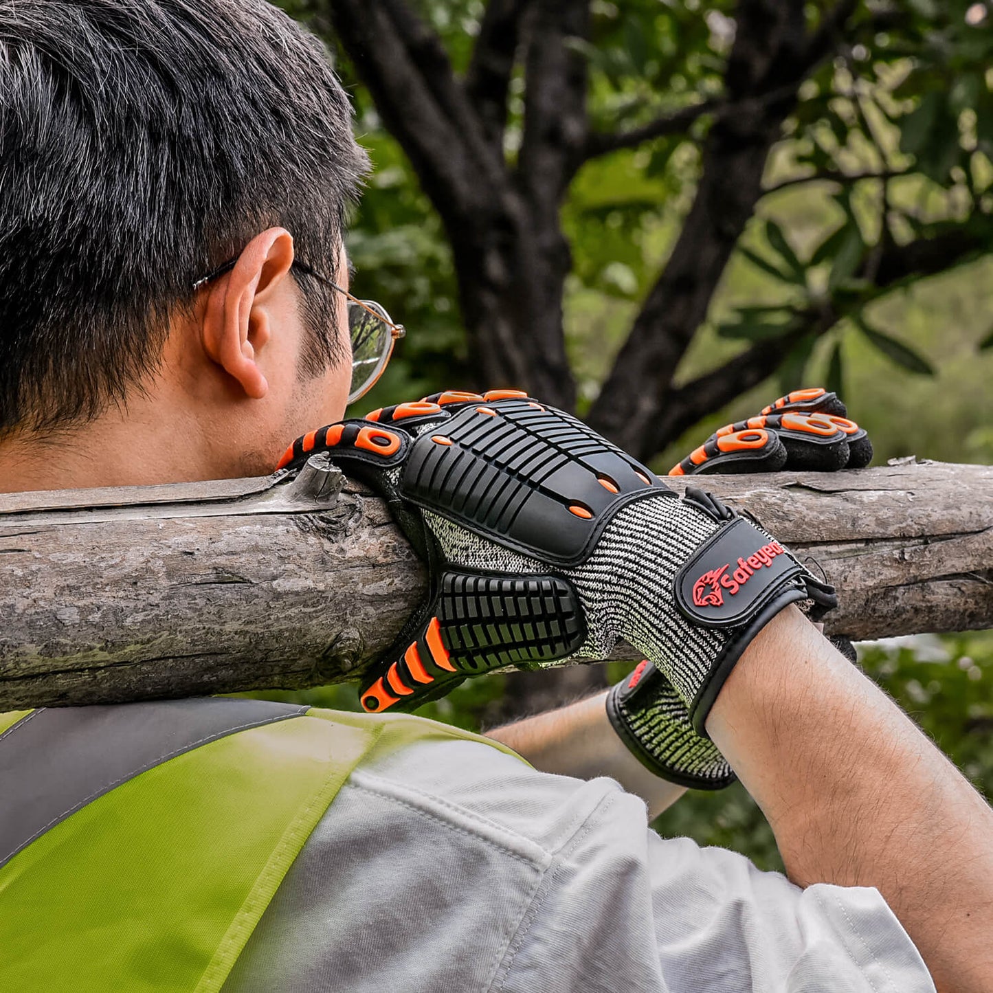 SAFEYEAR Cut Resistant Mechanic Work Gloves FL-HDPAOR