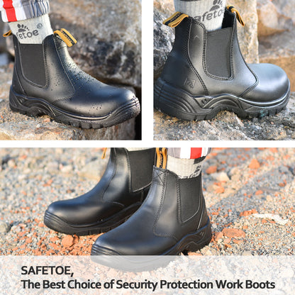 SAFETOE Antler BK CSA Steel Toe Work Boots for Men & Women