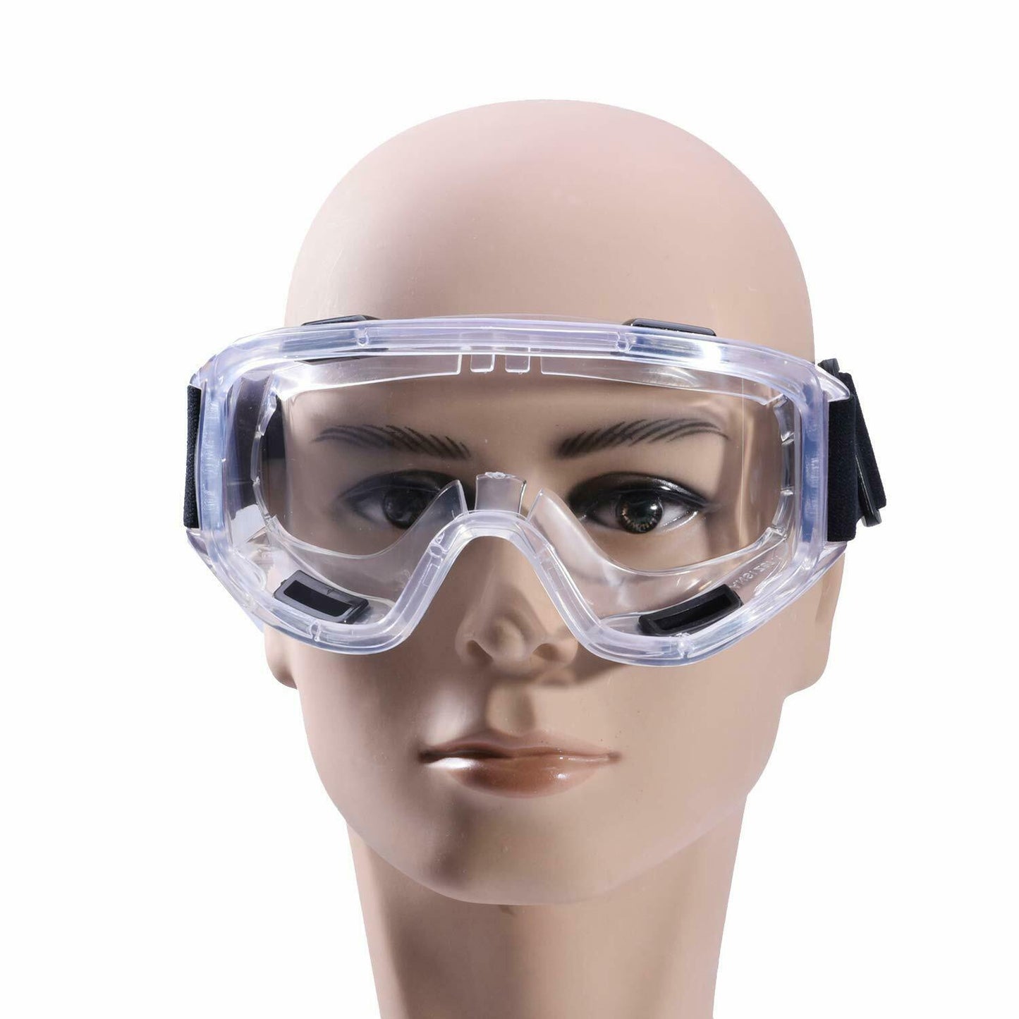 SAFEYEAR Safety Goggles Glasses Clear Lens Anti Fog Spray Scratch Protect Eye Water-Proof