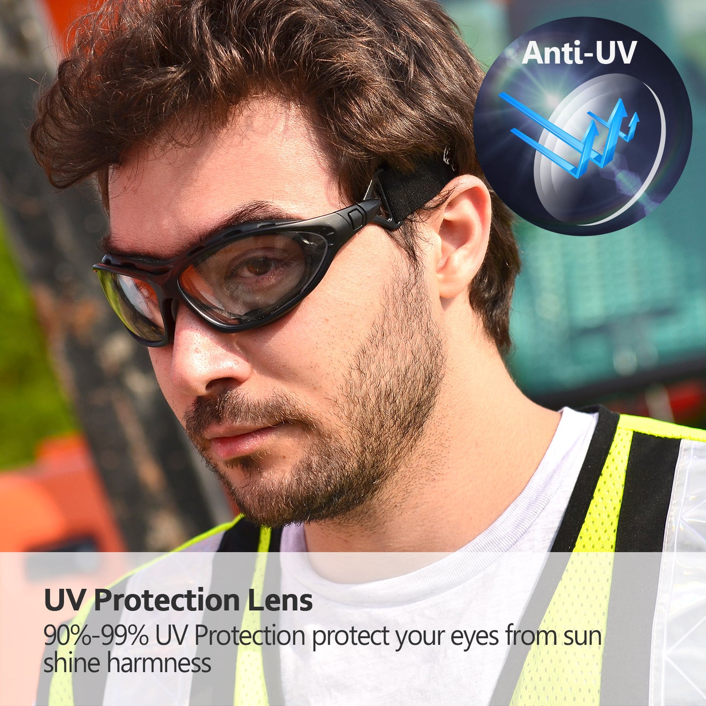 SAFEYEAR Anti Fog Safety Glasses- SG002 Clear Scratch Resistant