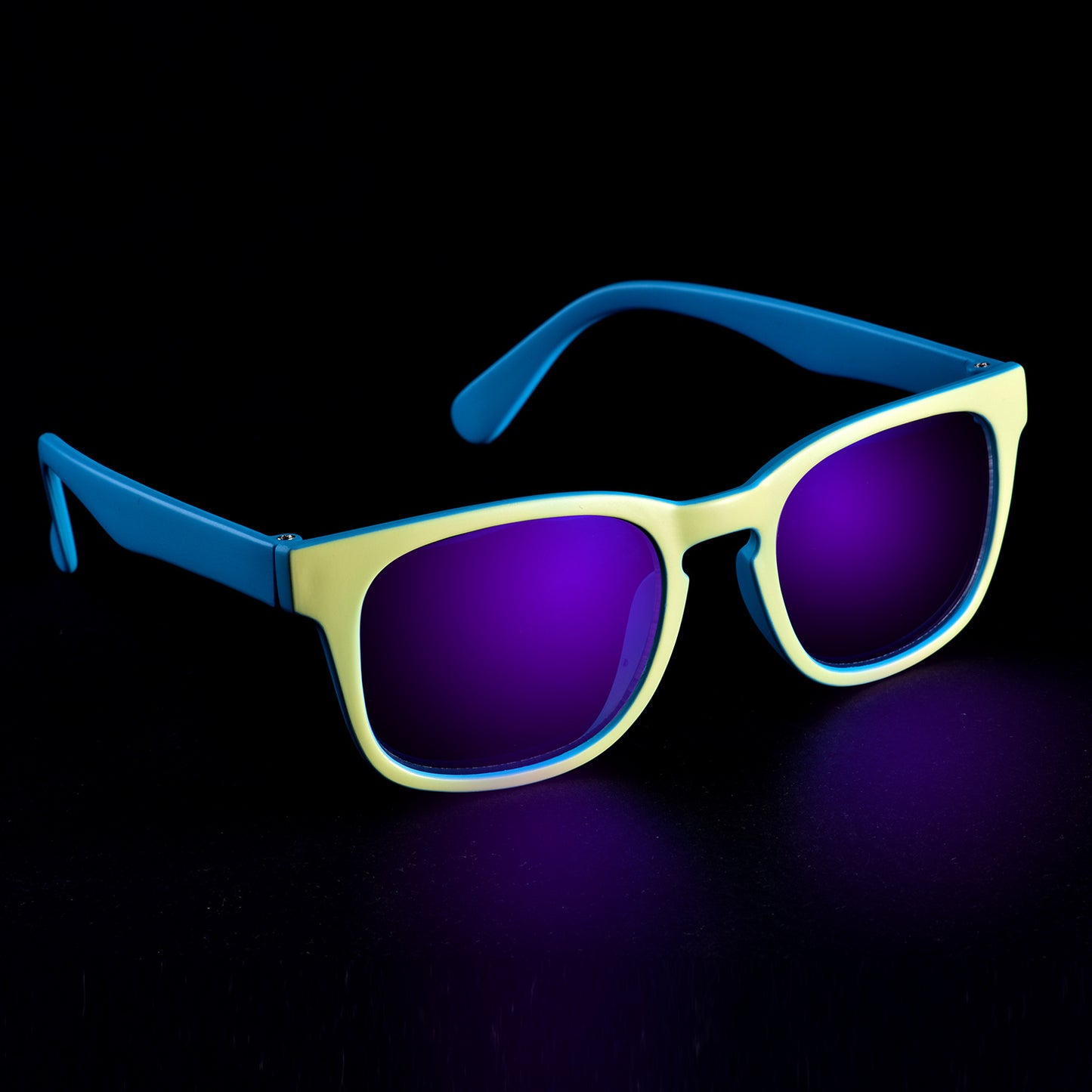 SAFEYEAR Blue Light Blocking Glasses for Kids TR90 Anti-Blue Light Reading Glasses,Square Flexible Frame Anti-Eyestrain Anti-Glare Anti UV Computer Glasses Age 3-12 Purple